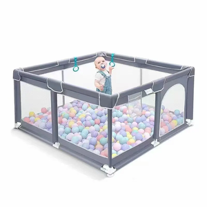 Vendita calda pieghevole in metallo <span class=keywords><strong>Playpen</strong></span> Design moderno con caratteristiche di sicurezza per uso interno esterno camera da letto soggiorno casa palestra scuola - Product Image 1