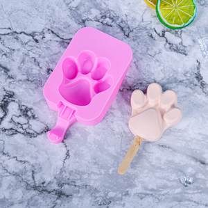 Classique écologique <span class=keywords><strong>Silicone</strong></span> moule de cuisson bonhomme de neige fait à froid crème glacée Popsicle moule facile bricolage à la main moule cadeau un bâton en <span class=keywords><strong>bois</strong></span> - Product Image 3