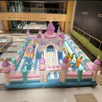 Château gonflable géant personnalisé en tissu Oxford pour enfants, idéal pour l'intérieur et l'extérieur, fabriqué en usine (OEM)