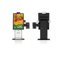 Kiosque numérique intelligent auto-service sur pied de 21,5 pouces, menu numérique et fabricant OEM pour la commande en libre-service en intérieur