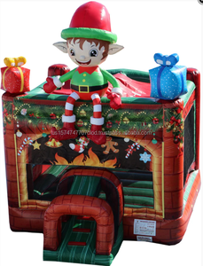 Joyeux Noël Elf Mini Château Gonflable Utilisation Intérieur/Extérieur avec Approbation ASTM CPC - Product Image 5