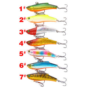 Vibra <b>Lure</b> 7Cm 18G Metallic Hard Bait Freshwater Saltwater <b>Fishing</b> Gear Seven Color Set - Product Image 1