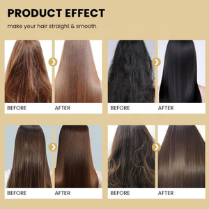 Soins capillaires professionnels de salon avancés, formule concentrée infusée de kératine hydrolysée biologique, huile de noix de coco, huile d'argan, nourrit - Product Image 2