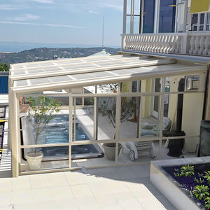 ฉนวนกันความร้อนและคุณสมบัติกันน้ำห้องซันไชน์ที่บังแดดวิลล่าสวน<span class=keywords><strong>โรงแรม</strong></span>กระจกเทมเปอร์สองชั้นดีไซน์ทันสมัย - Product Image 2