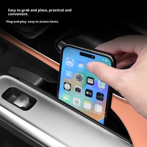 Lot de 4 organiseurs latéraux de <span class=keywords><strong>porte</strong></span> avant et arrière pour Mercedes GLC-Class 2023-2025, boîte de rangement de poignée de <span class=keywords><strong>porte</strong></span> style OEM - Product Image 4