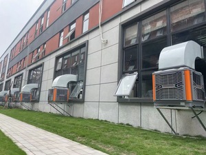 Rtfans 25000m3/h tiêu thụ thấp làm mát không khí Hệ thống thông gió với động cơ và bơm công nghệ bay hơi - Product Image 5