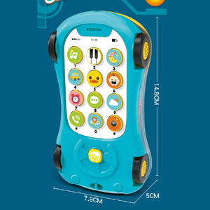 Jouet musical pour voiture de dessin animé, best-seller Amazon, mobile avec <span class=keywords><strong>chansons</strong></span> anglaises, jouet pour bébé, jouet pour téléphone portable, jouet pour bébé - Product Image 3