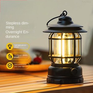 Lámpara de Camping LED Recargable, Portátil, Impermeable, Retro, Cálida, Multifuncional, Plegable, con Certificación CE - Product Image 2