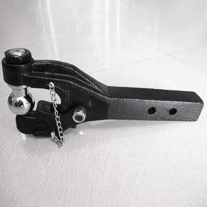 <span class=keywords><strong>Crochet</strong></span> d'<span class=keywords><strong>attelage</strong></span> d'accessoires robustes avec tige pour <span class=keywords><strong>adaptateur</strong></span> réglable 10 tonnes - Product Image 2