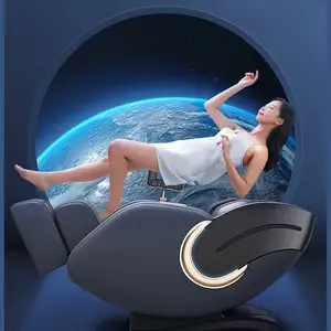 Produsen kursi Premium kursi pijat malas 3d nol gravitasi kursi pijat Shiatsu 4d dengan pijat jaringan dalam