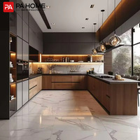 Meuble de cuisine moderne sur mesure PA, armoire de cuisine multifonctionnelle combinée