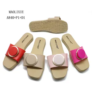 Brand Fashion Flat Custom Home Slides Slipper Womens Shoes Sandals Women Slide Slippers