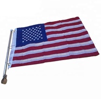 Marina de la venta caliente de la bandera americana del personal de acero inoxidable montaje carril barco púlpito personal con precio de fábrica para el yate barco bote