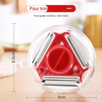 Drie-In-Één Huishoudelijke Multifunctionele Keuken Fruit-En Groenteschilmes Online Celebrity Hot Model Voor Appel En Aardappel