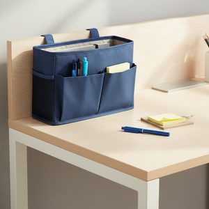 Bolsa <span class=keywords><strong>de</strong></span> Almacenamiento Multiusos para Colgar en la Pared Junto a la Cama, Organizador <span class=keywords><strong>de</strong></span> Cuna para Libros, Tabletas, Revistas, Teléfonos y Controles Remotos - Product Image 1