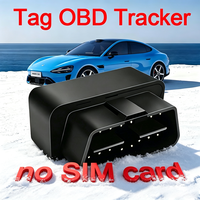 Traceur GPS OBD sans carte SIM, traceur GPS Air Tag Bluetooth pour système double iOS Android, utilisation directe avec l'application