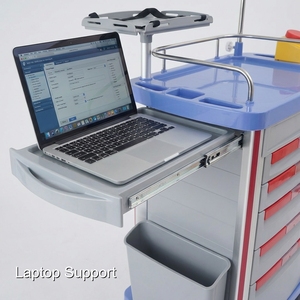 <span class=keywords><strong>Chariot</strong></span> médical robuste en acier inoxydable de Keling Medical avec trois étagères pour instruments cliniques - Product Image 5