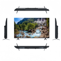 Téléviseur intelligent de 75 pouces de qualité supérieure, écran LCD HD, grand écran, système personnalisé