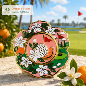 Double-Sided <b>Golf</b> Ball Marker Magnetic Removable Design for Club Souvenir Tournament and Retail Shops - Product Image 1
