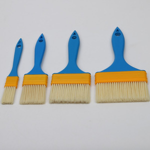 แปรงขนพลาสติกด้ามสีน้ำเงิน ขนาด 1-4 นิ้ว แปรงทำความสะอาดหน้าเรียบ สำหรับงานฮาร์ดแวร์ - Product Image 2