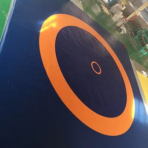 ブルー3+4ゾーン防水レスリング＆グラップリングマットカバー＆1×2m XPEフォームマット5cm/6cm厚エコフレンドリー - Product Image 5