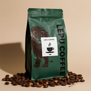 Sacchetti per Caffè in Alluminio con Fondo Piatto e Chiusura a Zip, Personalizzabili, 250g 500g 1kg, Confezioni Premium per Chicchi di Caffè - Product Image 6