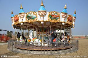 Carrusel de Madera para Exteriores de 36 Asientos en Oferta, Atracciones para Parques de Diversiones Infantiles en Venta - Product Image 2