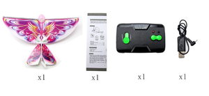 Ricarica USB uccelli volanti telecomandati resistenti alla caduta con luce - Product Image 5