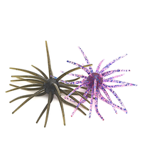 CHEERY Leurre souple flottant bionique en forme d'ormeau de mer de 25 mm, appât pour la pêche en étang aquacole et en eau libre, cible : achigan et poisson mandarin