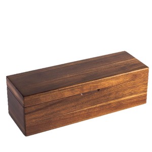 Wooden Tea And <b>Coffee</b> Storage <b>Box</b> With Lid Multi Purpose Retro Design For General Packaging - Product Image 4