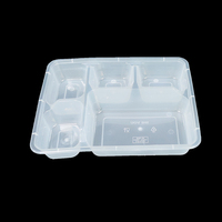 18535 Protection de l'environnement, boîte de rangement alimentaire en plastique PP de qualité alimentaire, compatible micro-ondes