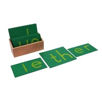 En gros personnalisé maternelle en bois montessori matériel arabe alphabet mobile lettres l'apprentissage des langues