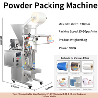 Distributeur de poudre de boulangerie de farine à pain Machine à emballer de sachet de sac de remplissage de tarière de 16cm