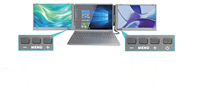 Moniteur portable 14 pouces double triple écran FHD 60HZ pour ordinateur portable