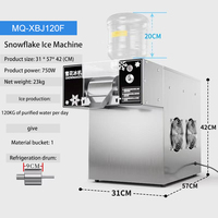 Machine à neige et à glace pilée à épaisseur réglable, machine à neige arc-en-ciel, machine à crème glacée, machine à glace pilée Bingsu