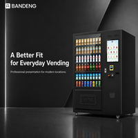 Máquina Expendedora BANDENG 6610Pro 22T con Elevador para la Venta de Productos Mixtos, con Lector de Monedas y Tarjetas