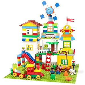 Mattoncini Magnetici <span class=keywords><strong>in</strong></span> <span class=keywords><strong>Legno</strong></span> e Plastica <span class=keywords><strong>Blocchi</strong></span> da Costruzione Educativi Modello di Costruzione Giocattolo a Tema Animali e Natura per Bambini 2-14 Anni - Product Image 1