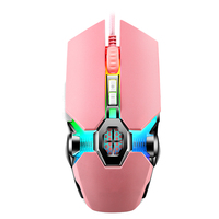 Redragon — souris Laser de jeu filaire S30, à fil tressé à basse, Dpi ajustable, mécanique, 7 couleurs, respirant, éclairage Led, pour Gamer