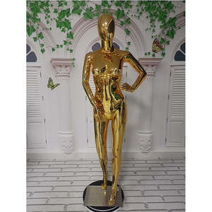 2020 vestido <span class=keywords><strong>ajustable</strong></span> forma de cuerpo completo de oro hombre cromo <span class=keywords><strong>maniquí</strong></span> <span class=keywords><strong>modista</strong></span> maniquíes - Product Image 1