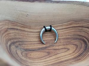 Anneaux de septum en titane F136, pinces coniques, anneaux en forme de C, croissant, pour septum nasal, Buffalo Stretcher, dilatateurs <span class=keywords><strong>d</strong></span>'oreille, calibres de piercing 10mm - Product Image 4