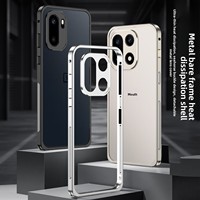 Coque de protection en métal de luxe IDEAL pour OnePlus 15, cadre en aluminium, protection de l'objectif en métal, film de protection