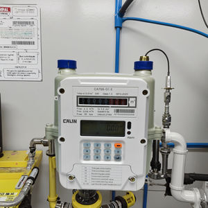 Compteur de gaz prépayé STS de bonne qualité avec diaphragme/ballon en acier inoxydable et alliage d'aluminium, affichage numérique LCD, alimenté par piles - Product Image 5