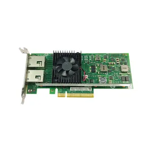 Оригинальный X540-T2 10G Ethernet адаптер PCI-E x4 двухпортовый RJ45 конвергентная сетевая карта 0K7H46