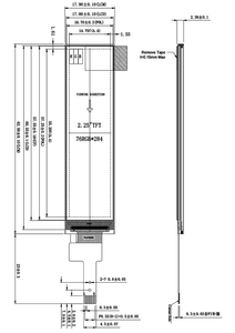 2.25 inch 76*284 nhỏ SPI IPS thanh <span class=keywords><strong>TFT</strong></span> <span class=keywords><strong>LCD</strong></span> module hiển thị 2.3inch 8Pin st7789 kỹ thuật số sọc Màn hình <span class=keywords><strong>LCD</strong></span> tùy chỉnh cảm ứng Bảng điều chỉnh - Product Image 6