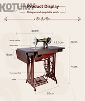 Machine à coudre à l'ancienne pour la maison