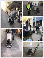 Machine de meulage et de polissage au sol, équipement en plastique, granit, marbre, béton