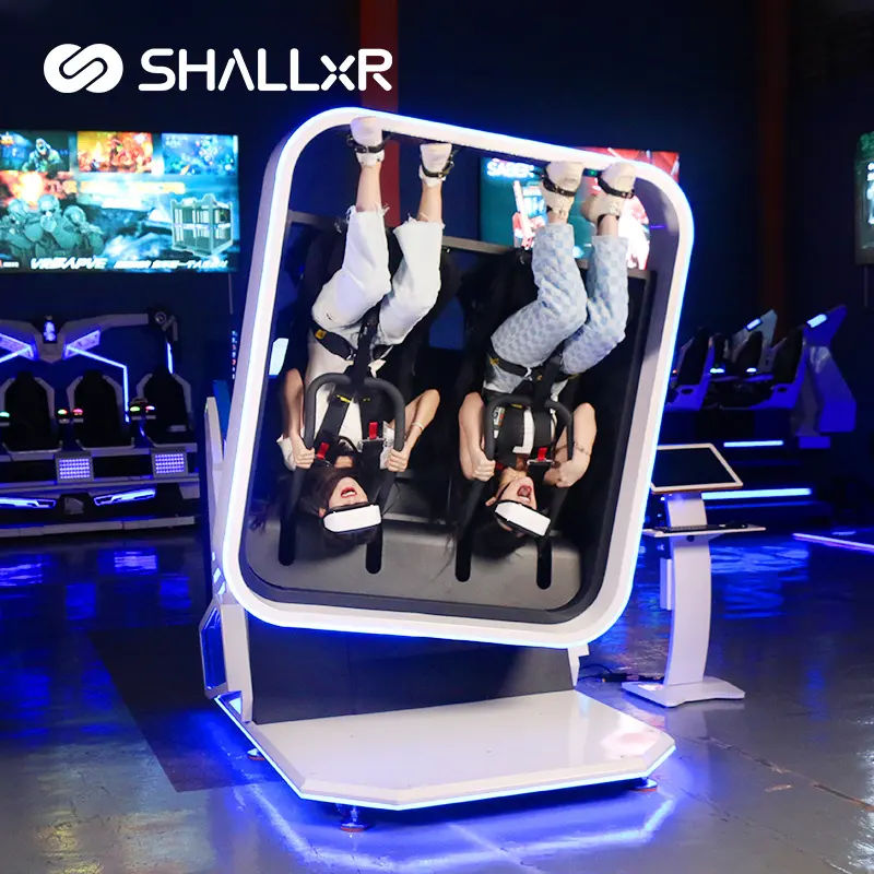ShallxR sanal gerçeklik çift oyuncu 9D Vr filmler 360 derece simülatörü 360 rotasyon Vr 720 ekipmanları