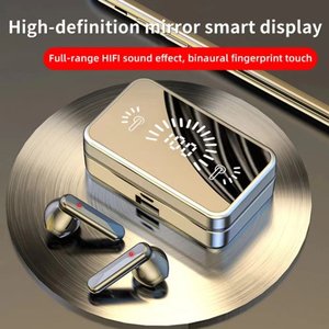 S20 TWS 9D Hifi Earphone layar sentuh cermin kontrol sentuh Earphone nirkabel Headphone Stereo tampilan Digital LED earbud - Product Image 3