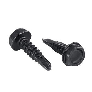 8# 10# 12# 14# M4.2 M4.8 Black Stainless Steel 410 Tek <b>Screw</b> Hex Washer Head Self Drilling Sheet Metal <b>Screws</b> - Product Image 3