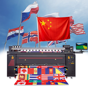 Imprimante à jet d'encre grand format de haute qualité 2.3m 4 tête d'impression Epson 3200 sortie automatique à grande vitesse état neuf - Product Image 2